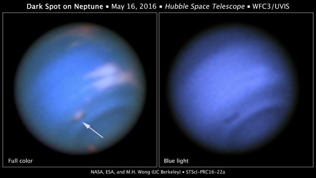 Teleskop Hubble Deteksi Bintik Hitam Di Planet Neptunus