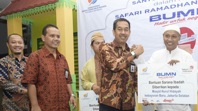 PT Telkom Indonesia (Persero) Tbk (Telkom) sesuai arahan Kementrian Badan Usaha Milik Negara melaksanakan kegiatan "Safari Ramadhan BUMN"