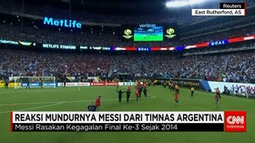 Messi Mundur dari Timnas Argentina