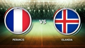LIVE: Perancis vs Islandia