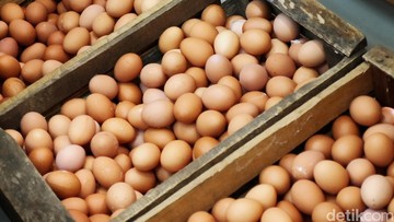 PASAR GROSIRAN TELAH MENYESUAIKAN HARGA TELUR TERBARU