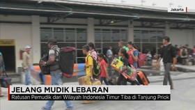 Ratusan Pemudik dari Indonesia Timur Padati Tanjung Priok