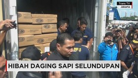 Daging Sapi Sitaan Dibagikan Ke Fakir Miskin