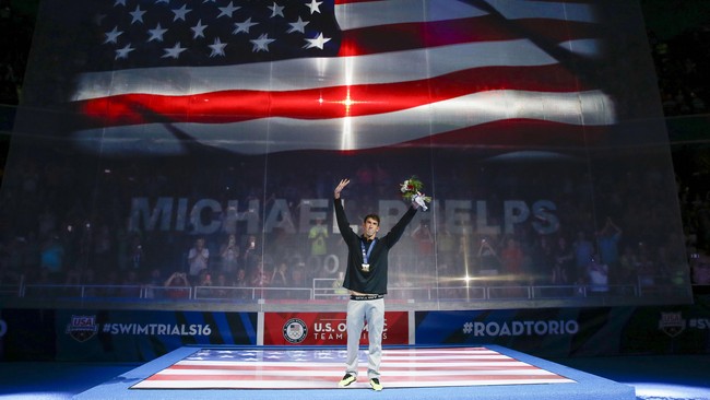 Michael Phelps, atlet tersukses sepanjang sejarah di Olimpiade, kembali mencatatkan namanya dengan tinta emas. Ia membuat rekor baru lagi.