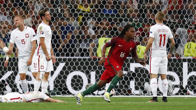 Portugal melangkah ke semifinal Piala Eropa 2016 usai memenangkan adu penalti 5-3 atas Polandia di Marseille. Sebelum adu penalti itu skor kedua tim adalah 1-1.