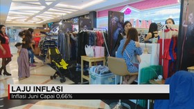 Laju Inflasi Juni Capai 0,66%