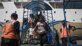 Kemenhub Soroti Tangga Manual di Pelabuhan Tanjung Priok