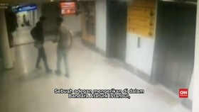 Rekaman CCTV Pelaku Bom Bunuh Diri di Bandara Turki
