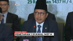 Penetapan 1 Syawal 1437 H