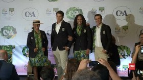 Seragam Atlet Brasil di Olimpiade Bertemakan Alam