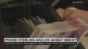 Pound Sterling Kembali Anjlok