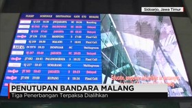 Dampak Penutupan Bandara  Abdul Rachman Saleh Malang