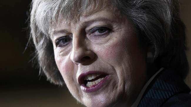 PM Inggris Theresa May menyatakan kerajaannya akan meninggalkan pasar tunggal Uni Eropa.