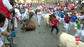 'Pertarungan Berdarah' San Fermin Makan Lima Korban