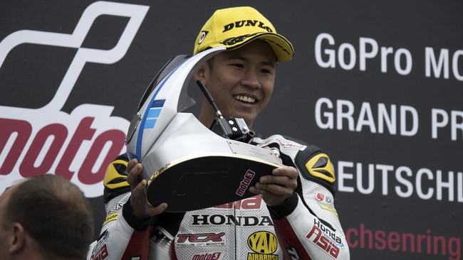 Presiden Malaysia Najib Razak memuji pebalap asal negaranya, Khairul Idham Pawi, yang berhasil menjadi juara dalam ajang Moto3 di Jerman.