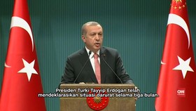 Erdogan Umumkan Status Darurat Turki
