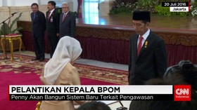 Pelantikan Kepala BPOM Baru