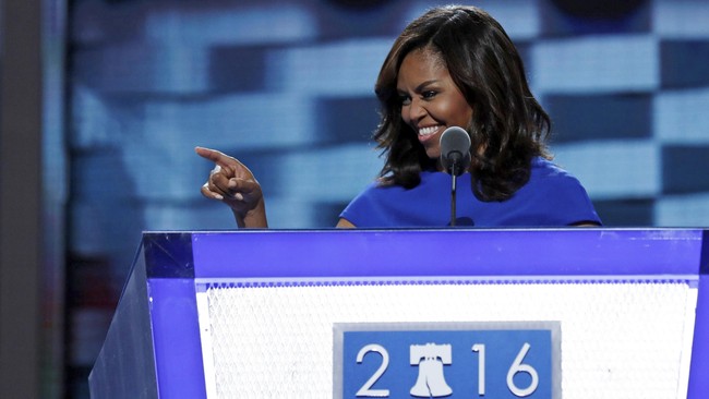 Presiden Barack Obama menegaskan, Michelle tidak berniat mencalonkan diri sebagai capres pada pemilu berikutnya.