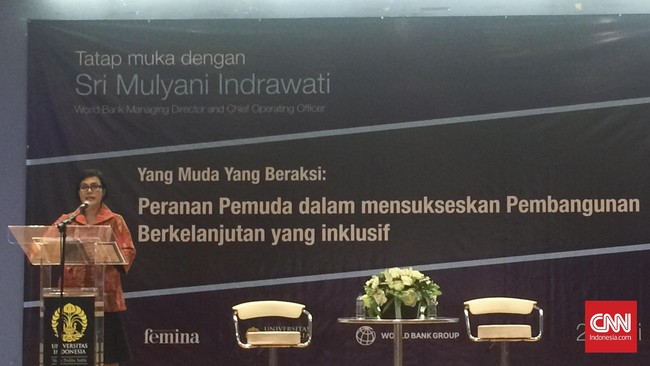 Sri Mulyani Indrawati didesak untuk menghentikan pembiayaan pembangunan melalui utang luar negeri dengan mengoptimalkan pemungutan pajak nasional.