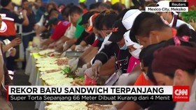 Sandwich Terpanjang di Amerika Latin