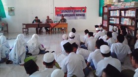 Edukasi Antinarkoba, Menu Akhir MOS di Pesantren Ini