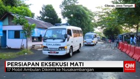 17 Ambulan Tiba di Lapas Nusakambangan Jelang Eksekusi