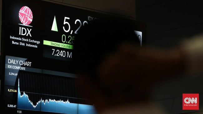 IHSG ditutup melemah 6,44 poin (0,12 persen) ke level 5.309 setelah bergerak di antara 5.292-5.331.