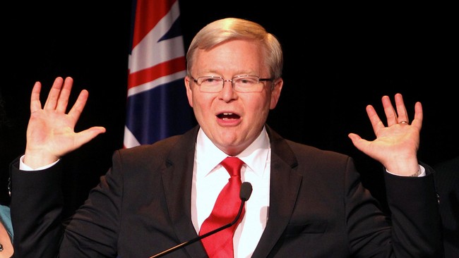 Kevin Rudd menyatakan mundur dari pencalonan sekretaris jenderal PBB setelah diremehkan oleh Perdana Menteri Australia Malcolm Turnbull.