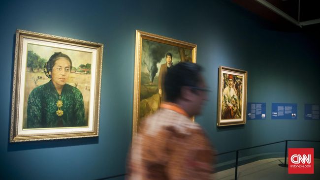 Menyambut kemerdekaan RI yang ke-73, Istana memamerkan koleksi seni yang berlangsung 3-31 Agustus 2018 di Galeri Nasional.