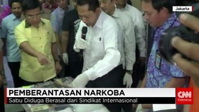 BNN Tangkap Sindikat Sabu Jaringan Internasional