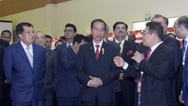Kunjungan Presiden dan wapres RI ke stand TelkomGroup