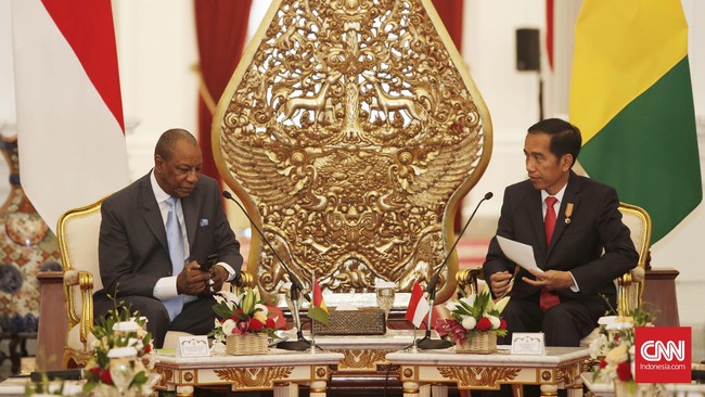 Komitmen kerja sama itu disepakati oleh Presiden Joko Widodo Presiden Republik Guinea, Alpha Conde di Istana Negara pada siang ini, Rabu (3/8).