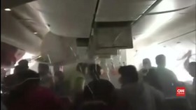Rekaman Video Kepanikan dalam Kabin Emirates
