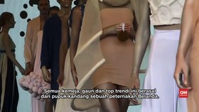 Seniman Belanda Ubah Kotoran Sapi jadi Busana Trendi