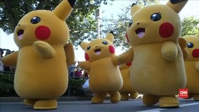 Parade 'Ondel-ondel' Pikachu di Jepang yang Menggemaskan