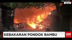 Kebakaran di Permukiman Padat Penduduk