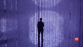 Pameran Cahaya Interaktif 'Menyilaukan' Jepang