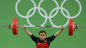 Angkatan Snatch Eko Yuli Irawan Sedikit Meleset