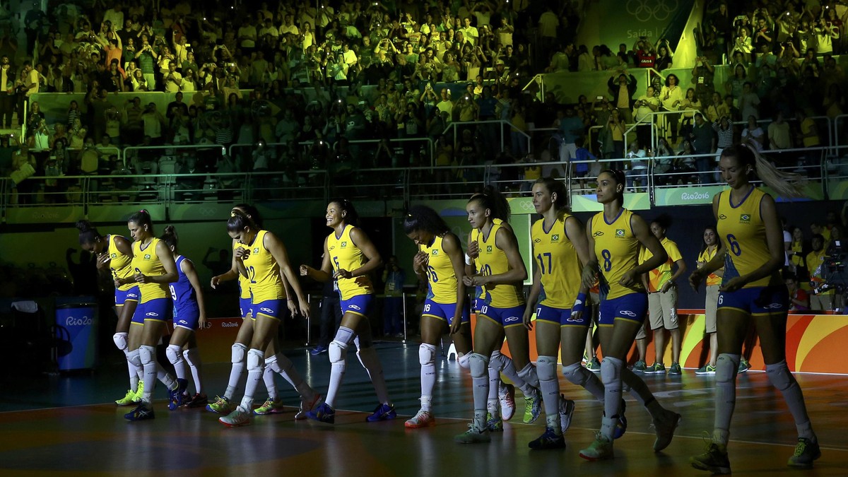 Foto-foto Terbaik Aksi Timnas Voli Putri Brasil