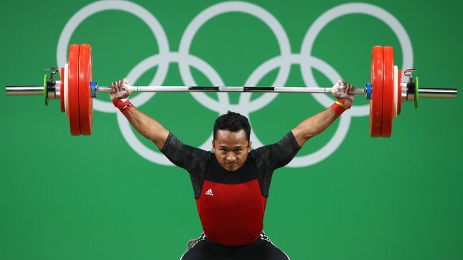 Dua atlet Indonesia yang turun di angkat besi 69KG gagal untuk menyaingi atlet-atlet dari Asia lainnya, dan tak mampu menyumbangkan tambahan medali.