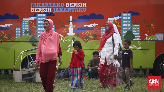Masyarakat menyampaikan harapan dan optimisme terhadap kota Jakarta di hajatan Lebaran Betawi.