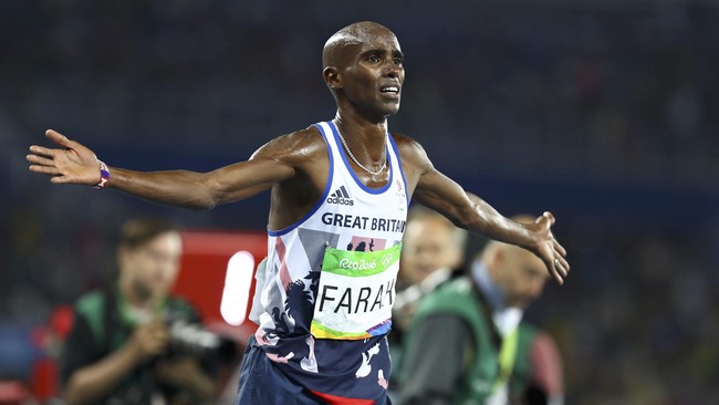 Perebut empat medali emas Olimpiade, Mo Farah, berpotensi terpengaruh perintah eksekutif Donald Trump dan tidak bisa bertemu dengan empat anaknya di AS.