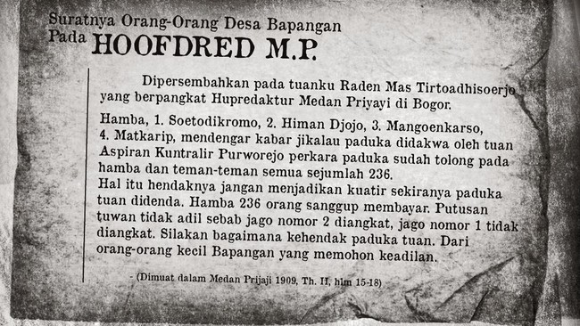 Mendapat gelar Pahlawan Nasional pada 2006 tak lantas membuat nama Tirto Adhi Soerjo mudah diingat meski kontribusinya melawan kolonial Belanda sangat besar.