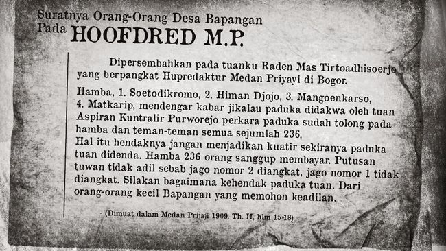Disandera, Lalu Dibuang Mendapat gelar Pahlawan Nasional pada 2006 tak lantas membuat nama Tirto Adhi Soerjo mudah diingat meski kontribusinya melawan kolonial Belanda sangat besar.