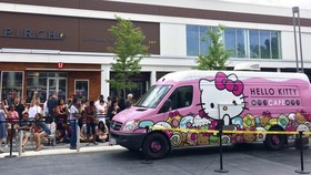 'Food Truck' Hello Kitty Bikin Pengantre Cilik Menangis