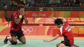 Foto Terbaik Tontowi/Liliyana Melaju ke Final Olimpiade