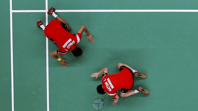 Tontowi Ahmad dan Liliyana Natsir sempat unggul lima poin di ambang kemenangan mereka di semifinal. Namun mereka tak mau kehilangan fokus.