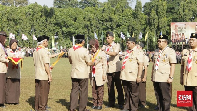 Anggota Pramuka diminta tak melakukan perbuatan tercela, sebaliknya jadi teladan bagi masyarakat.