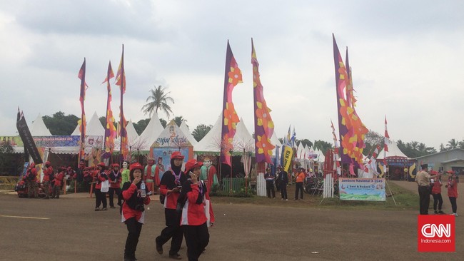 Melihat lebih dekat kegiatan Teknologi Seni Budaya di arena Jambore Nasional 2016 di Cibubur, Jakarta.