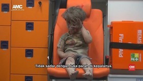 Bocah Suriah Ini Berhasil Diselamatkan dari Reruntuhan Gedung